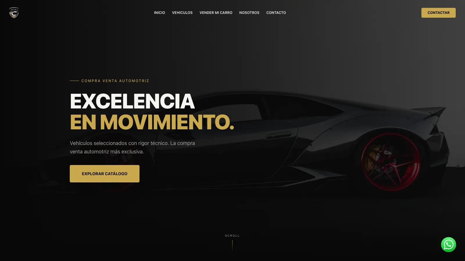 Grupo Autos Colorado, home page